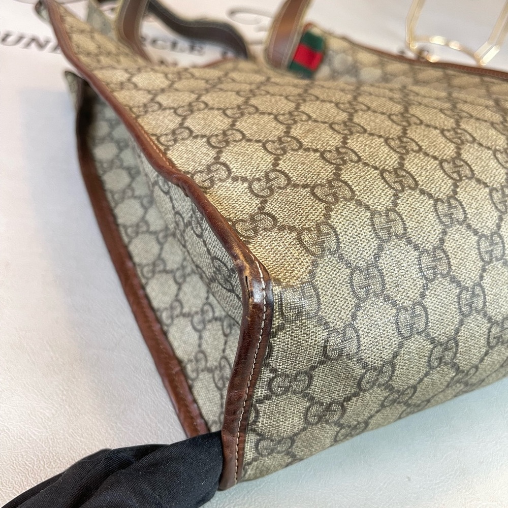 Gucci GG Logo Printed Totes Shoulder Bag - Picture 9 of 16